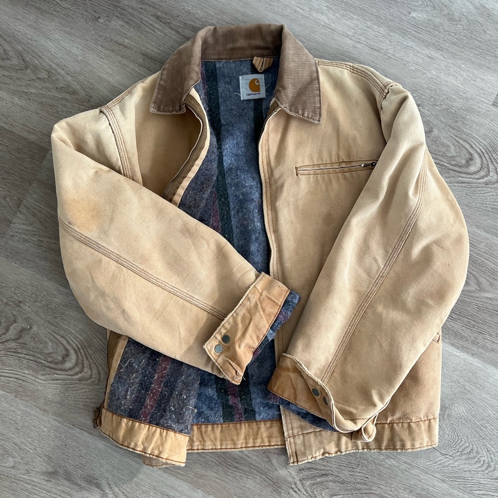 Vintage Carhartt trucker jacket